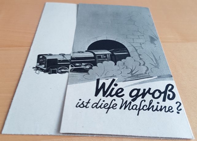 TRIX EXPRESS Faltblatt 1936